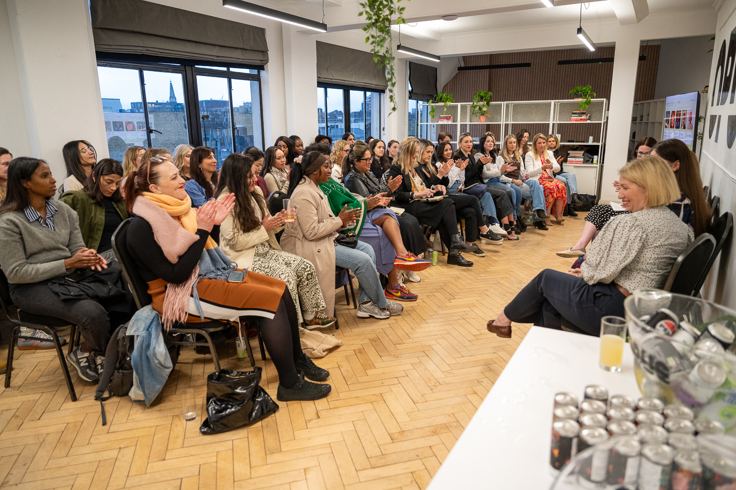Full room at WWC Session 01